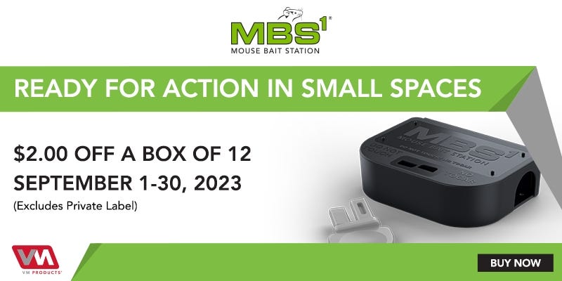 $2 off a box of 12 MBS Mouse Bait Stations